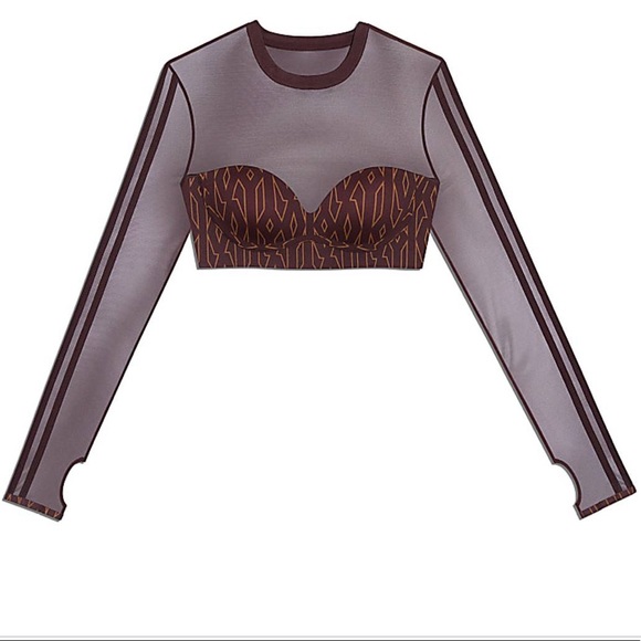 IVY PARK x Adidas | Monogram Crop Top - Picture 1 of 4